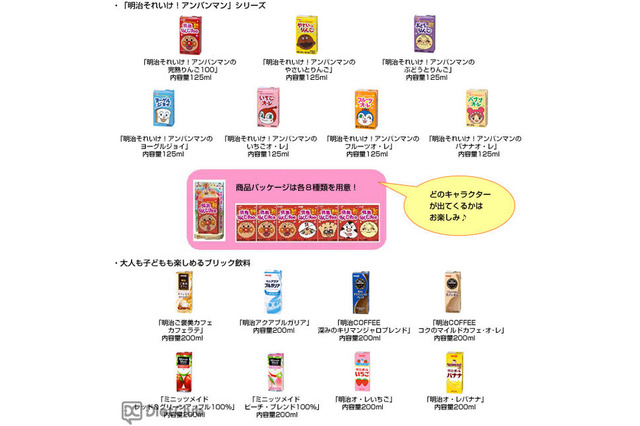 明治、アンパンマンの「しゃべる自販機」に5キャラクターの新デザイン 画像