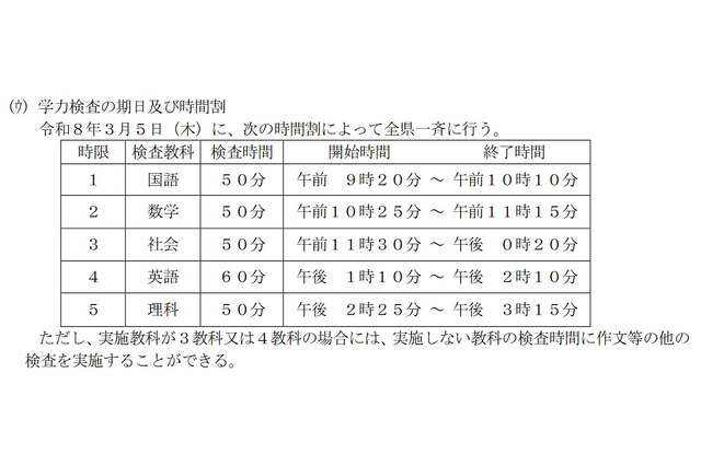 【高校受験2026】鳥取県立高入試、実施要項を公表…学力検査3/5 画像