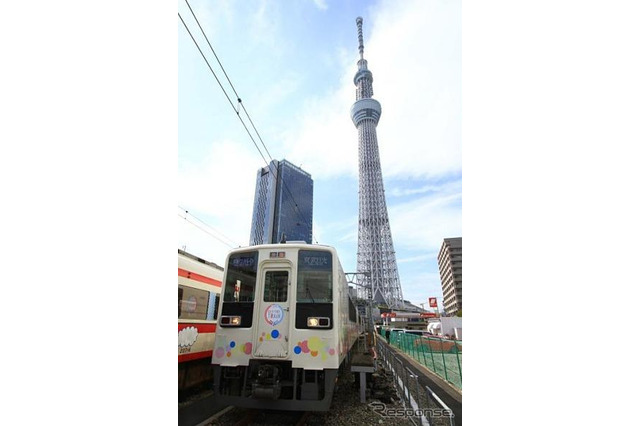 スカイツリートレイン、東武鉄道が11/29・30に臨時特急列車として運行 画像