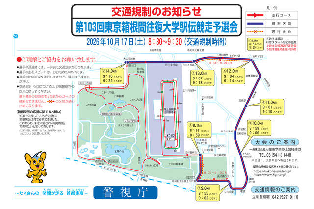 箱根駅伝、予選会いつ…出場校・通過ルール・コースの特徴 画像