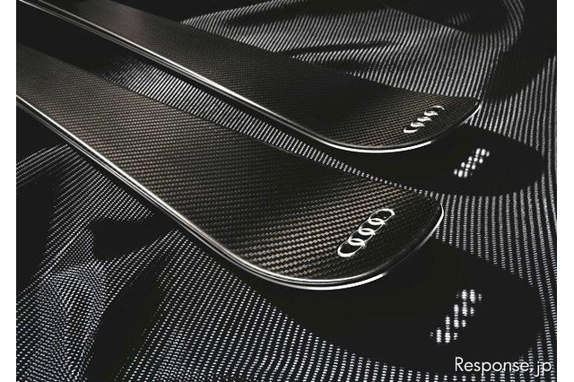 アウディがカーボン製スキーを開発 画像