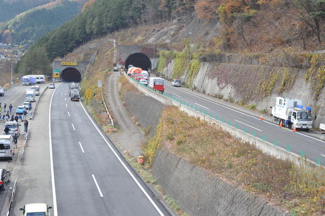 12/29午後2時、笹子トンネル開通…かなりの渋滞が予測 画像