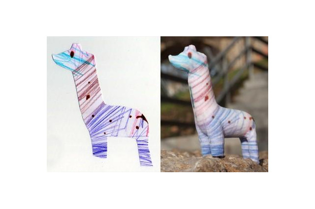 子どもの絵をオリジナルフィギュアに、cunicode.comが新サービス開始 画像