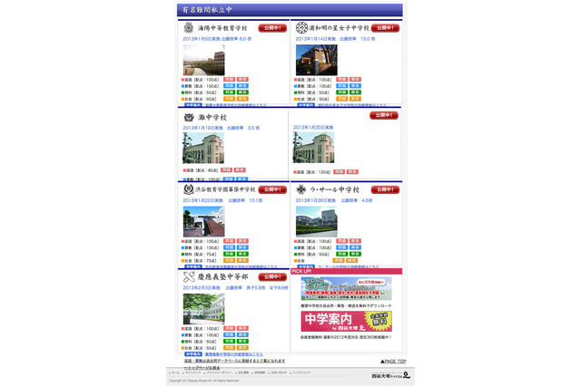 【中学受験2013】慶應中等部・筑駒の解答速報、四谷大塚が公開 画像