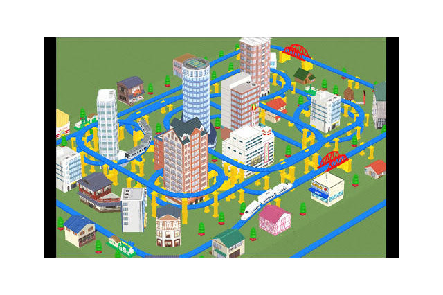 NHN Japanとタカラトミー、3D空間で遊べる「もっとプラレールで遊ぼう」 画像