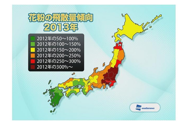 花粉シーズン終了、東京4/28・大阪4/25頃の予想 画像