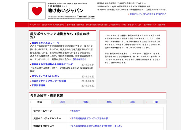 学生有志による被災地支援「助けあいジャパン」が始動 画像