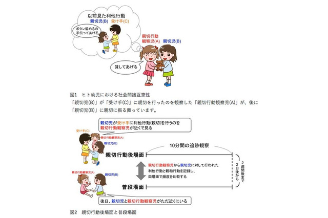 阪大、「情けは人の為ならず」を幼児の日常生活で実証 画像