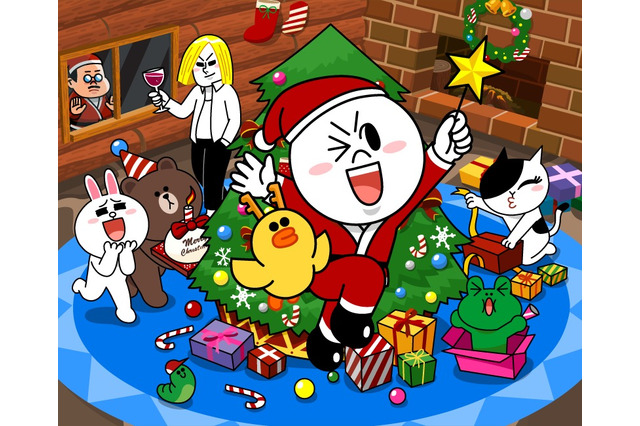 世界3億ユーザーから願いごとを募集「LINEサンタクロース」12/13より 画像