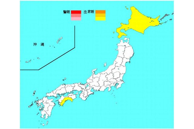 【インフルエンザ2013】北海道と高知県の3か所で注意報レベル超え 画像