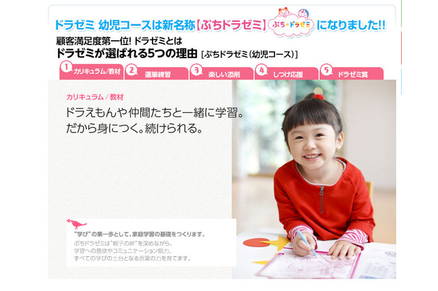 通信添削学習「ぷちドラゼミ」、幼児誌3誌との連合企画を開始 画像