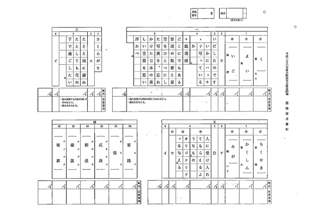 【高校受験2014】大阪府公立高校3/12後期選抜、全5科目の問題と解答 画像