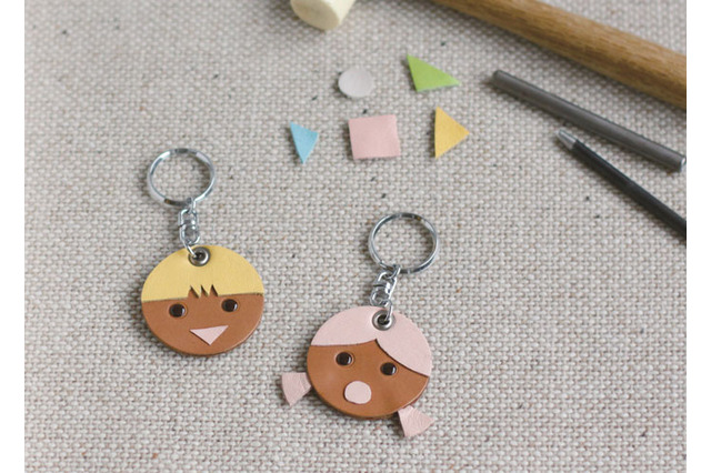 土屋鞄、4月のワークショップ「にがおえキーホルダー」 画像