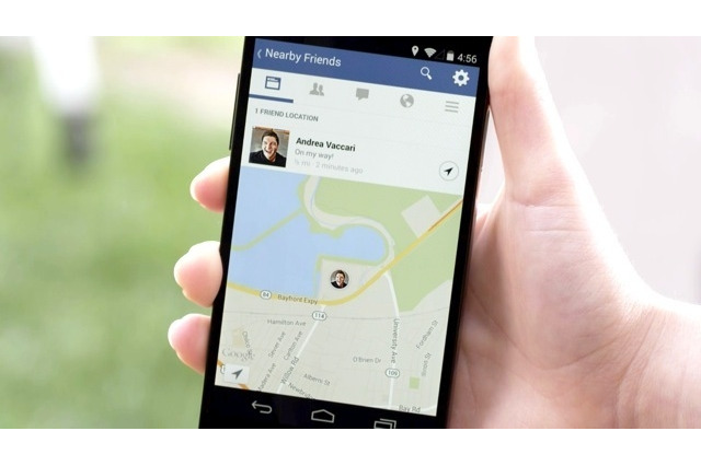 近くや進行方向の友達を発見、Facebookの新機能 画像