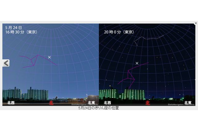 きりん座流星群、5/24に極大、明るい流れ星の可能性あり 画像