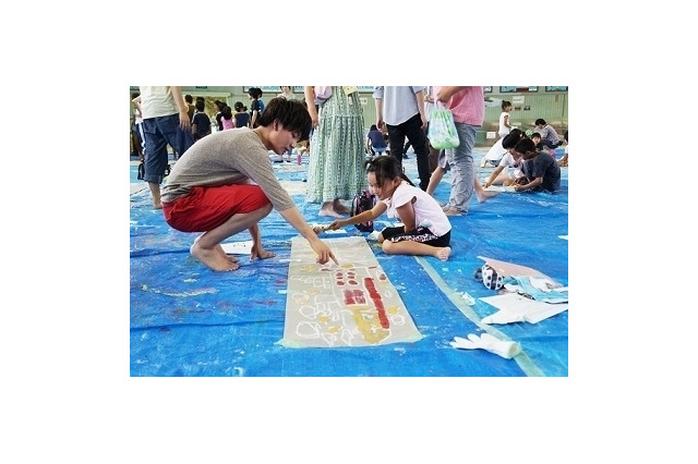 芝浦工大、大学生・小学生・地域住民でお絵かきフェス開催 画像