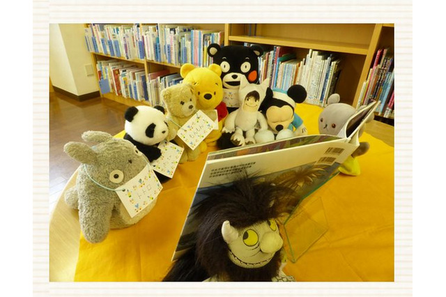 ぬいぐるみのお泊り会、全国の図書館で人気 画像