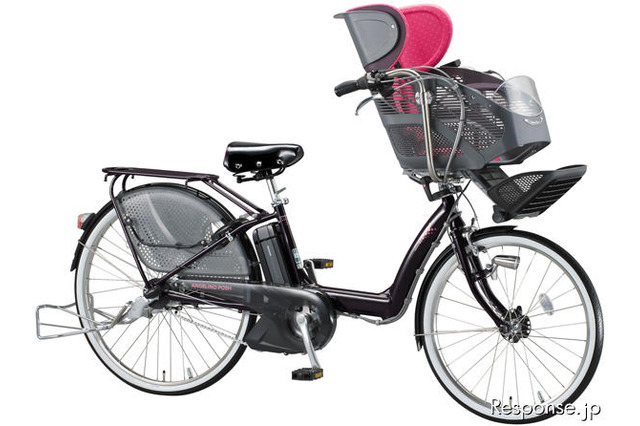 子育て応援、3人乗り電動アシスト自転車がモデルチェンジ 画像
