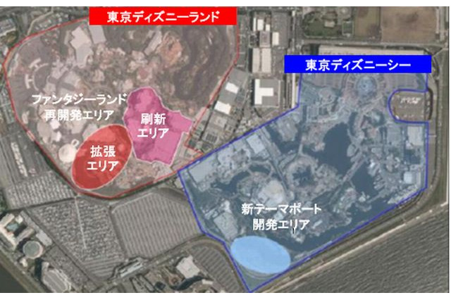 ディズニーシーに8つ目の新テーマポート開発、ランドは再開発も 画像