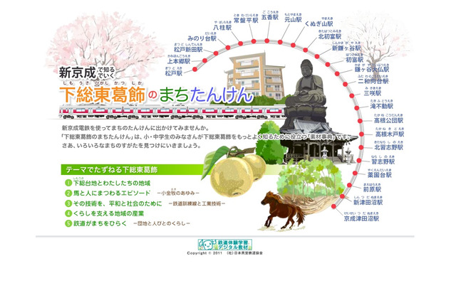 新京成電鉄、鉄道体験学習デジタル教材を公開 画像