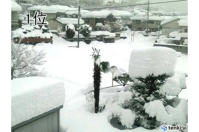 日本気象協会が選ぶお天気10大ニュース、1位は2月の記録的な大雪 画像