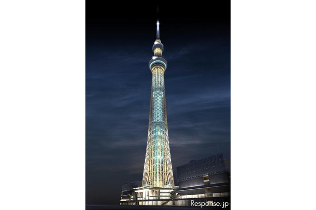 東京スカイツリー、1995台の照明すべてLEDで省エネ 画像