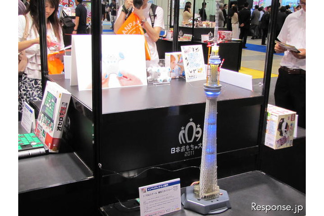 【東京おもちゃショー】スカイツリーの玩具がなんと4万2,000円 画像