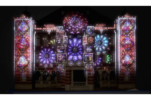 鉄道博物館で復活、東京駅プロジェクションマッピング 画像