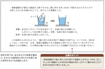 自然分野の問題例