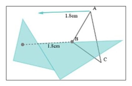 作図のイメージ（平行移動した図形を作図する問題の場合）