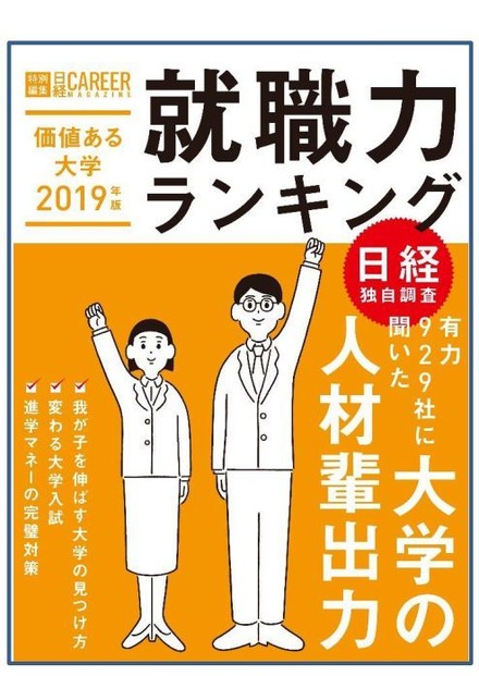 価値ある大学2019年版 就職力ランキング