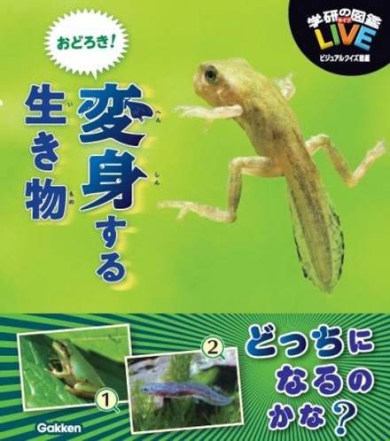 LIVEビジュアルクイズ図鑑「おどろき！変身する生き物」