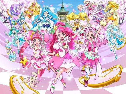 『映画プリキュアミラクルリープ みんなとの不思議な1日』メインビジュアル　（C）2020 映画プリキュアミラクルリープ製作委員会