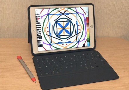 ロジクールのiPad用キーボードカバー「RUGGED FOLIO」と、デジタルペンシル「Crayon」