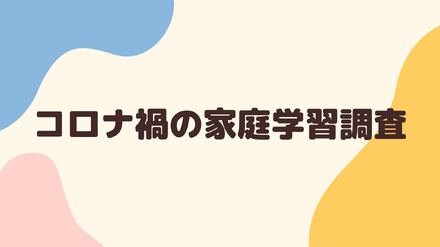 コロナ禍の家庭学習調査