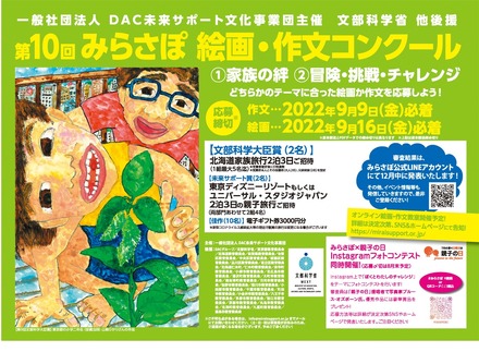 第10回みらさぽ絵画・作文コンクール