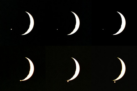 1989年12月2日の金星食、国立天文台