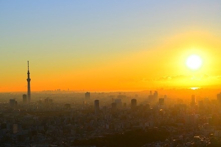 初日の出のようす（2021年）