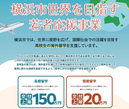 横浜市世界を目指す若者応援事業