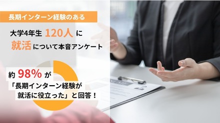 「就職活動における長期インターンの影響」に関するアンケート調査