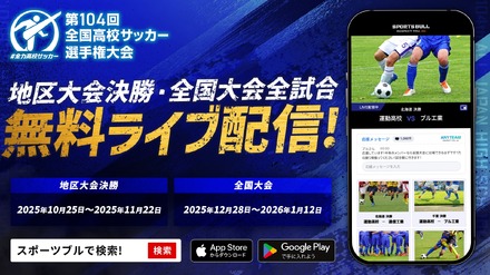 SPORTS BULL「第104回全国高校サッカー選手権大会」