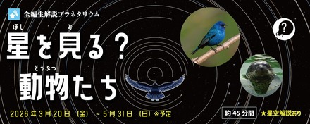 全編生解説プラネタリウム星を見る?動物たち