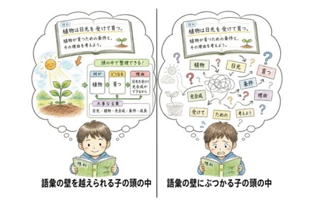 「語彙の壁」のイメージ