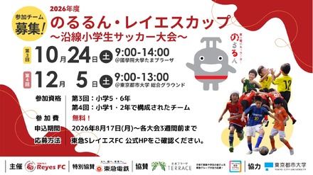 のるるん・レイエスカップ~沿線小学生サッカー大会~