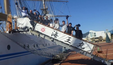 国内体験航海のようす