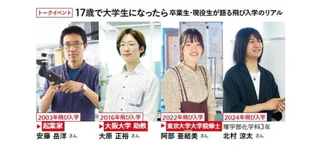 トークイベント「17歳で大学生になったら:卒業生・現役生が語る飛び入学のリアル」