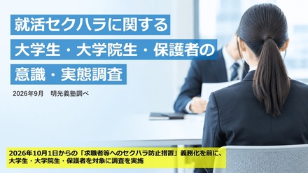 就活セクハラに関する大学生・大学院生・保護者の意識・実態調査