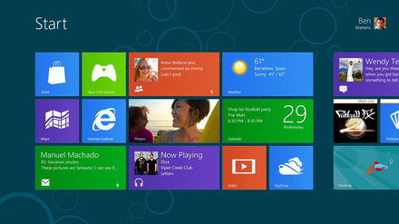 Windows 8 スタート画面