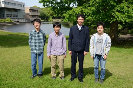 第7回 国際地学オリンピックに参加した日本代表の4名
