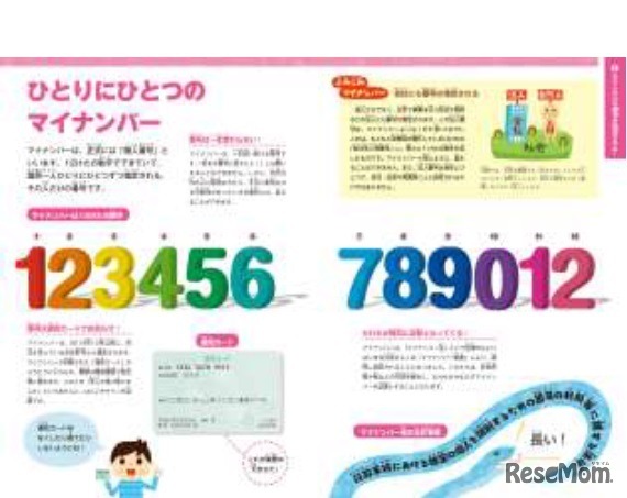 マイナンバー制度理解・啓発ブック（家族向けパート）